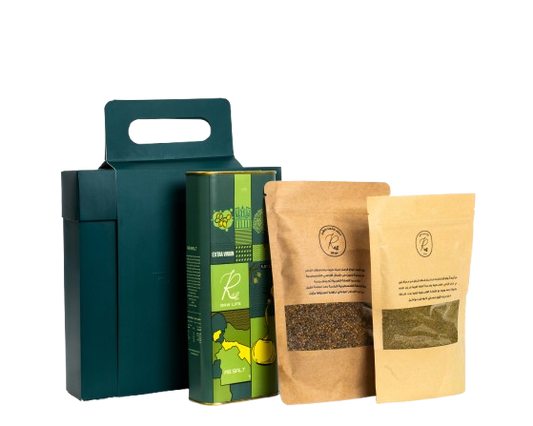 Gift set (olive oil + soft thyme + coarse thyme)